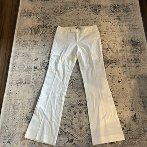 Gap White Modern Boot Pants 12 Tall